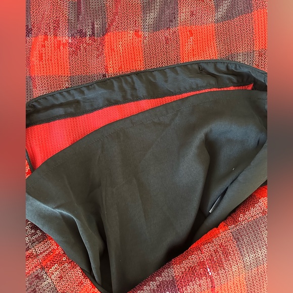 Guess NWT red black gingham dress - Picture 10 of 10